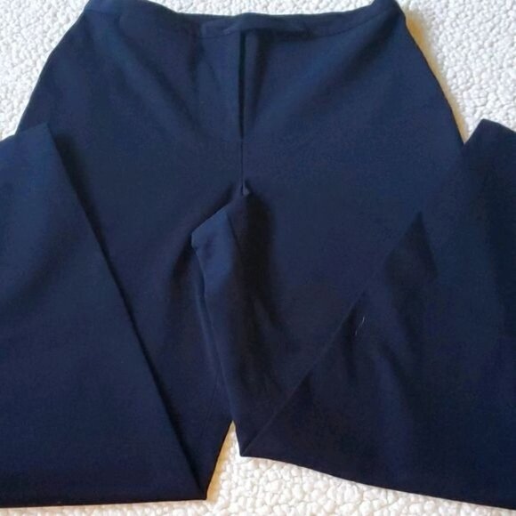 Talbots Stretch Pocketed Zip & Clasp Accent Slit Hem Dress Sz. 10 Pants - Picture 1 of 10